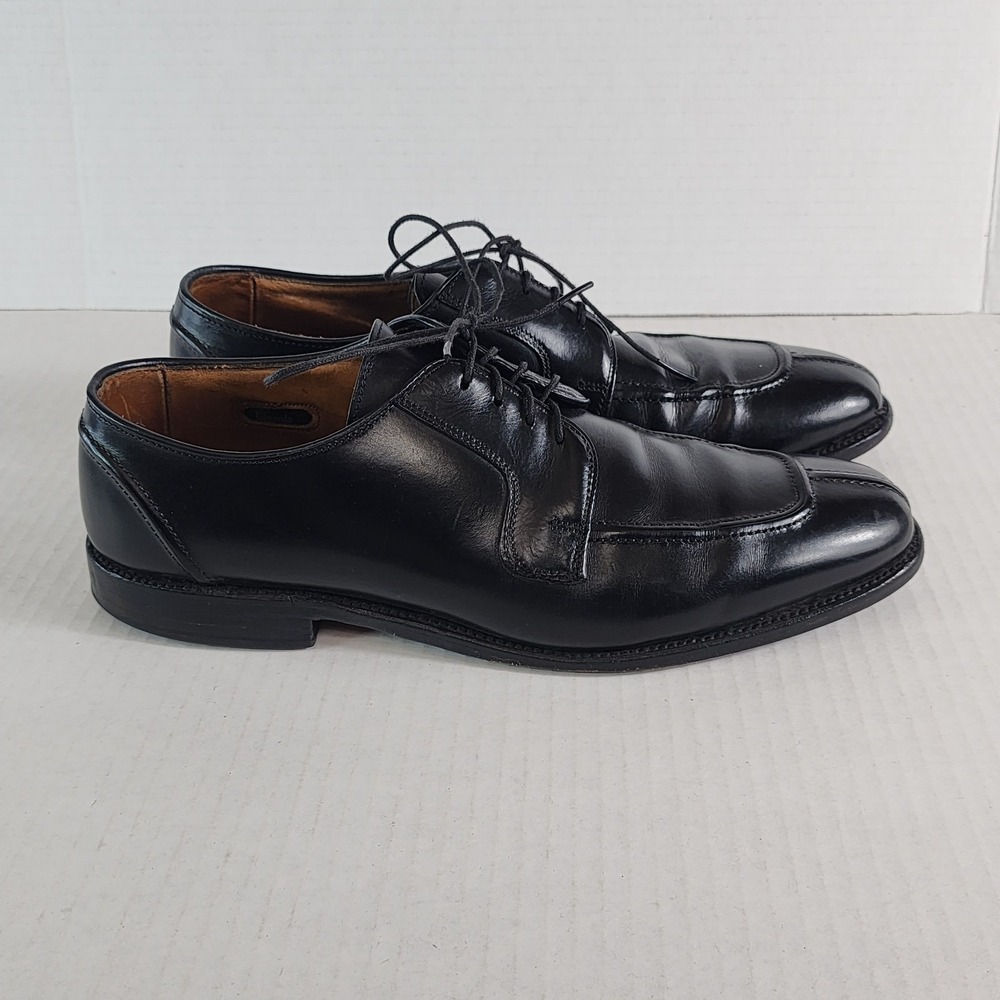 ALLEN EDMONDS Hancock 8404 Oxford Dress‎ Shoes Mens 10 Black Split Toe USA Made